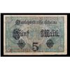 Image 3 : 1917 Imperial Germany 5 Mark Note P# 56A Grades vf+