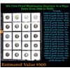 Image 1 : Huge Liifetime Collection - Too Many Coins To Auction Individually - This Lot is For One Page of 20 