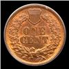 Image 3 : ***Auction Highlight*** PCGS 1877 Indian Cent Near TOP POP! 1c Graded ms65 rb CAC BY PCGS (fc)