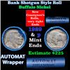 Image 1 : Buffalo Nickel Shotgun Roll in Old Bank Style 'Abbott Coin Counter & Automat' Wrapper 1929 & p Mint 