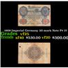 Image 1 : 1909 Imperial Germany 20 mark Note P# 37 Grades vf+