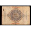 Image 3 : 1909 Imperial Germany 20 mark Note P# 37 Grades vf+