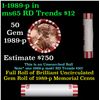 Image 1 : Shotgun Lincoln 1c roll, 1989-p 50 pcs Steel-Strong Wrapper.