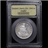 Image 4 : ***Auction Highlight*** 1843-o Seated Half Dollar 50c Graded Select Unc BY USCG (fc)