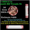 Image 1 : Shotgun Lincoln 1c roll, 2004-d 50 pcs Steel-Strong Wrapper.