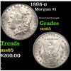 Image 1 : 1898-o Morgan Dollar $1 Grades GEM Unc