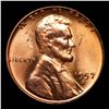 Image 2 : 1957-d Lincoln Cent 1c Grades GEM Unc RD