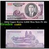 Image 1 : 2002 Upper Korea 5,000 Won Note P# 46c Grades Gem CU