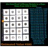 Image 1 : Huge Liifetime Collection - Too Many Coins To Auction Individually - This Lot is For One Page of 20 