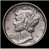 Image 2 : ***Auction Highlight*** 1919-d Mercury Dime 10c Graded ms63 By SEGS (fc)