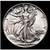 Image 2 : 1941-p Walking Liberty Half Dollar 50c Grades Select Unc