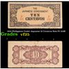 Image 1 : 1942 Philippines Under Japanese 10 Centavos Note P# 104B Grades vf+