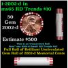 Image 1 : Shotgun Lincoln 1c roll, 2002-d 50 pcs Steel-Strong Wrapper.
