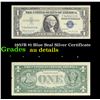 1957B $1 Blue Seal Silver Certificate Grades AU Details