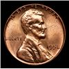 Image 2 : 1958-p Lincoln Cent 1c Grades GEM+ Unc RD