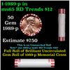 Image 1 : Shotgun Lincoln 1c roll, 1989-p 50 pcs Steel-Strong Wrapper.