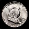 Image 2 : 1949-d Franklin Half Dollar 50c Grades Select+ Unc