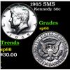 1965 SMS Kennedy Half Dollar 50c Grades sp66