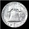 Image 3 : 1951-s Franklin Half Dollar 50c Grades Select Unc