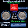 Image 1 : Buffalo Nickel Shotgun Roll in Old Bank Style 'Abbott Coin Counter & Automat' Wrapper 1929 & d Mint 