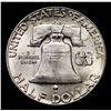 Image 3 : 1948-d Franklin Half Dollar 50c Grades Choice Unc FBL