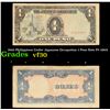 Image 1 : 1943 Philippines Under Japanese Occupation 1 Peso Note P# 109A Grades vf++
