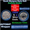 Image 1 : Buffalo Nickel Shotgun Roll in Old Bank Style 'Abbott Coin Counter & Automat' Wrapper 1936 & p Mint 