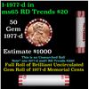 Image 1 : Shotgun Lincoln 1c roll, 1977-d 50 pcs Steel-Strong Wrapper.