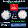 Image 1 : Buffalo Nickel Shotgun Roll in Old Bank Style 'Abbott Coin Counter & Automat' Wrapper 1929 & p Mint 