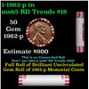 Image 1 : Shotgun Lincoln 1c roll, 1962-p 50 pcs Steel-Strong Wrapper.