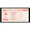 Image 2 : 2008 Zimbabwe 10 Million Dollar Note P# 55A Grades Choice AU/BU Slider