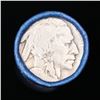 Image 2 : Buffalo Nickel Shotgun Roll in Old Bank Style 'Abbott Coin Counter & Automat' Wrapper 1928 & d Mint 