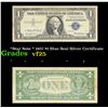 *Star Note * 1957 $1 Blue Seal Silver Certificate Grades vf+
