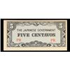 Image 2 : 1942 Philippines Under Japanese Occupation 5 Centavos Note P# 103A Grades Choice CU