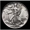Image 2 : 1943-p Walking Liberty Half Dollar 50c Grades Select+ Unc