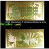 Image 1 : 2010 Zimbabwe 5 Octillion Dollars Note Grades Gem+ CU