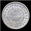 Image 3 : ***Auction Highlight*** 1840 No Drapery Seated Liberty Half Dime 1/2 10c Graded Select Unc BY USCG (