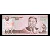 Image 2 : 2009 Upper Korea 5,000 Won Note P# 66S Grades Gem+ CU