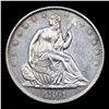 Image 2 : ***Auction Highlight*** 1861-o Seated Half Dollar W-09 CSA Issue 50c Graded Choice Unc PL BY USCG (f