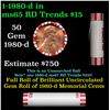 Image 1 : Shotgun Lincoln 1c roll, 1980-d 50 pcs Steel-Strong Wrapper.