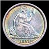 Image 2 : ***Auction Highlight*** 1837 Lg Date Seated Liberty Dime 10c Graded ms62 BY SEGS (fc)