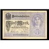 Image 3 : 1917 Imperial Germany 5 Mark Note P# 56A Grades vf++
