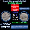 Image 1 : Buffalo Nickel Shotgun Roll in Old Bank Style 'Abbott Coin Counter & Automat' Wrapper 1936 & p Mint 