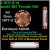 Image 1 : Shotgun Lincoln 1c roll, 1977-d 50 pcs Steel-Strong Wrapper.