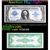 Image 1 : ***Auction Highlight*** 1923 $1 large size Blue Seal Silver Certificate, Fr-237 Signatures of Speelm