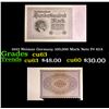 Image 1 : 1923 Weimar Germany 100,000 Mark Note P# 83A Grades Select CU