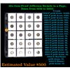 Image 1 : Huge Liifetime Collection - Too Many Coins To Auction Individually - This Lot is For One Page of 20 