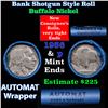 Image 1 : Buffalo Nickel Shotgun Roll in Old Bank Style 'Abbott Coin Counter & Automat' Wrapper 1936 & p Mint 