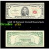 Image 1 : 1963 $5 Red seal United States Note Grades vf+