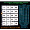 Image 1 : Huge Liifetime Collection - Too Many Coins To Auction Individually - This Lot is For One Page of 20 
